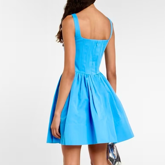 🌺🎉HP🎉🌺 NWT Staud Landscape Mini Dress Azure - Picture 2 of 16